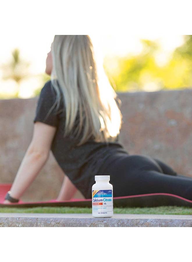 21st Century Calcium Citrate Maximum + D3 Dietary Supplement - 120 Capsules - Image 4